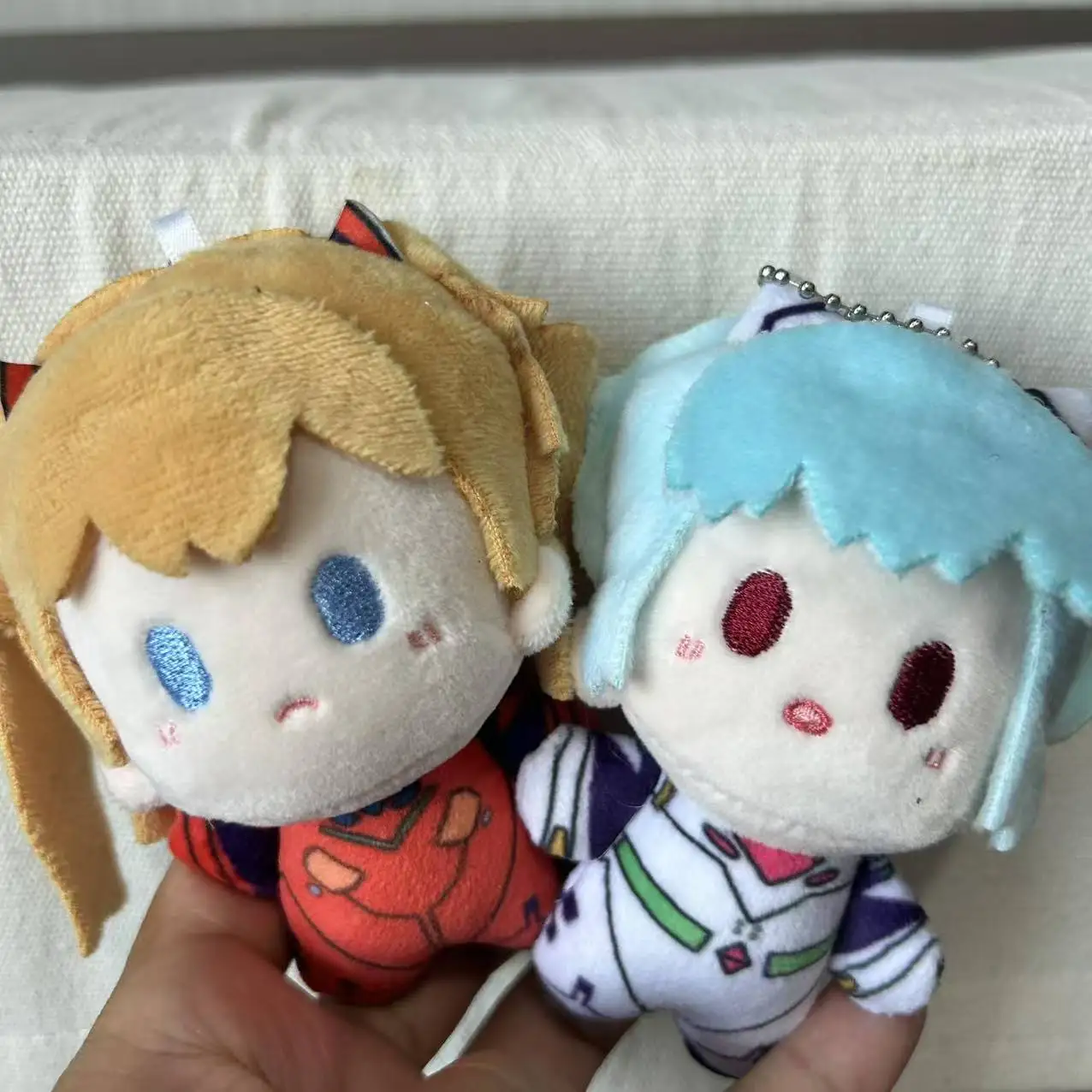 

10CM New Anime EVA Asuka Langley Soryu Ayanami Rei Q version Kawaii Figure Model Toys Doll pendant Gifts