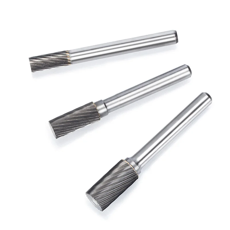 LIDIAO A Type 3MM Shank Diameter Rotary Files Set High Speed Steel Burr Tools for Metal/Plastic/Woodworking Grinding Polishing