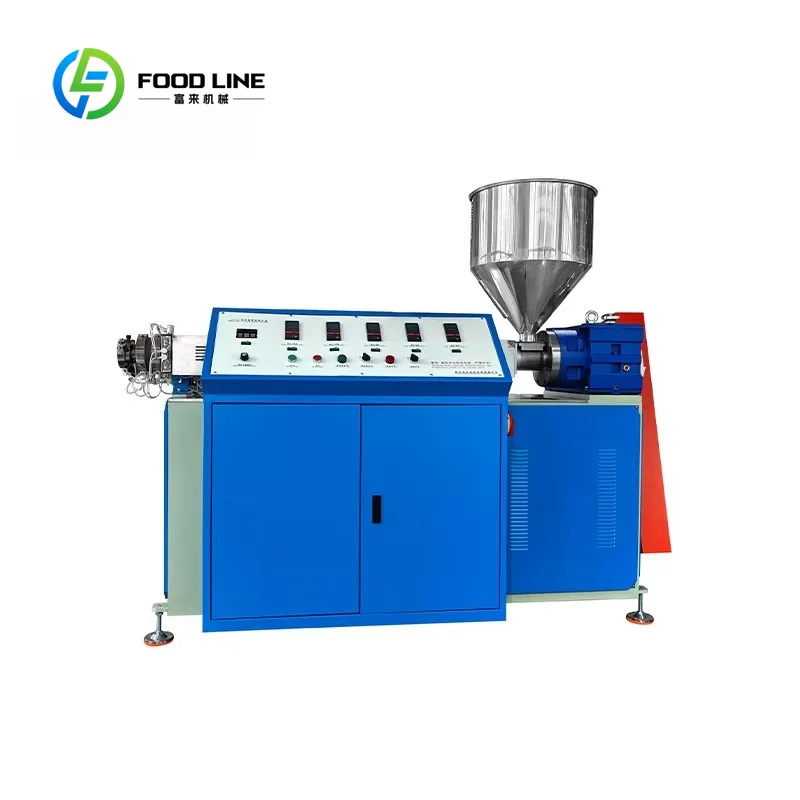 Customized Automatic Straw Production Machine For Red White Striped Straws With Vacuum Calibration Unit Bulk Order Lower Cost