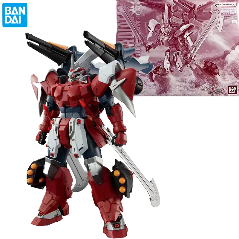 

In Stock Bandai Figure Gundam Model Figure MG 1/100 ZGMF-1017GR Ginn Gladiator Collection Gunpla Action Figure Gift toy for kids