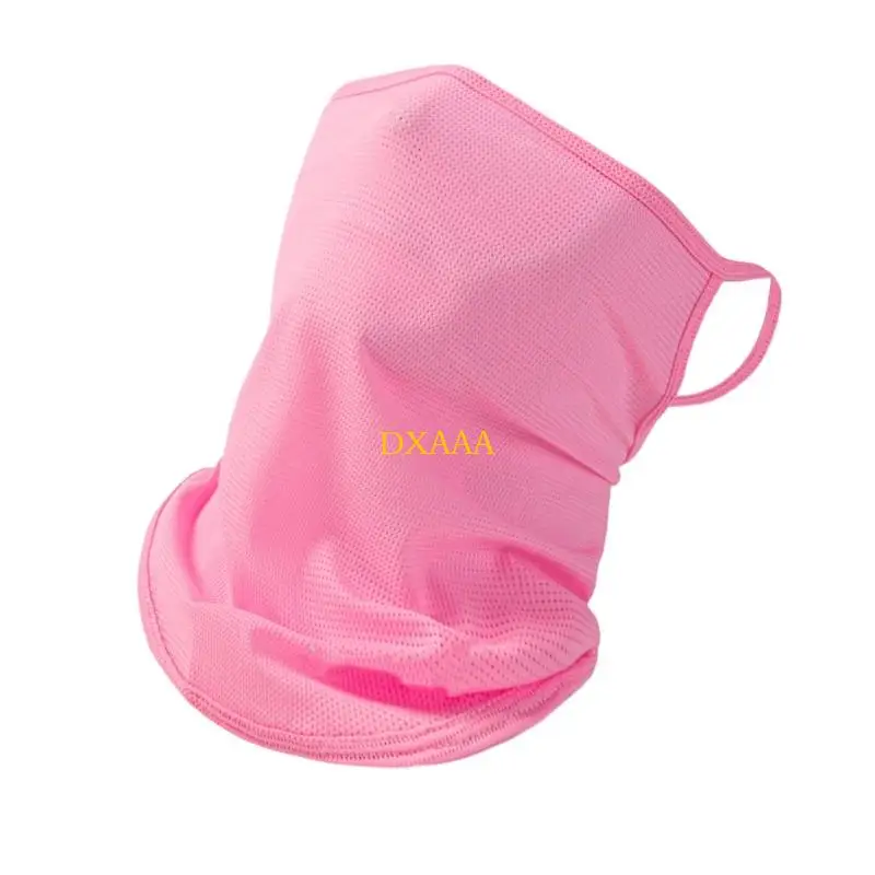 Copertura per il viso protettivo DXAA con UPF50+ Maschera per il viso elastico in nylon tra protezione protettivo per donne da