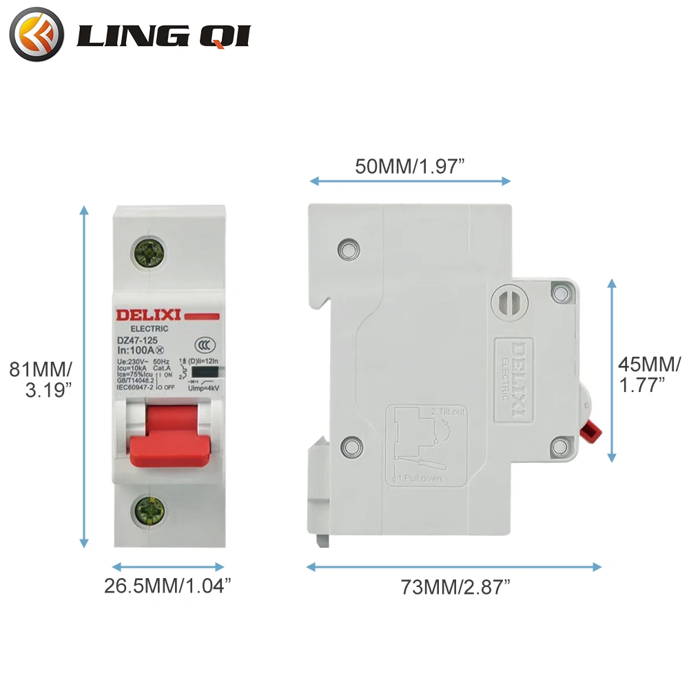 Motorcycle Electric Accessories SURRON Motocross Mini Single Phase Circuit Breaker C Curve For SUR-RON X Valve