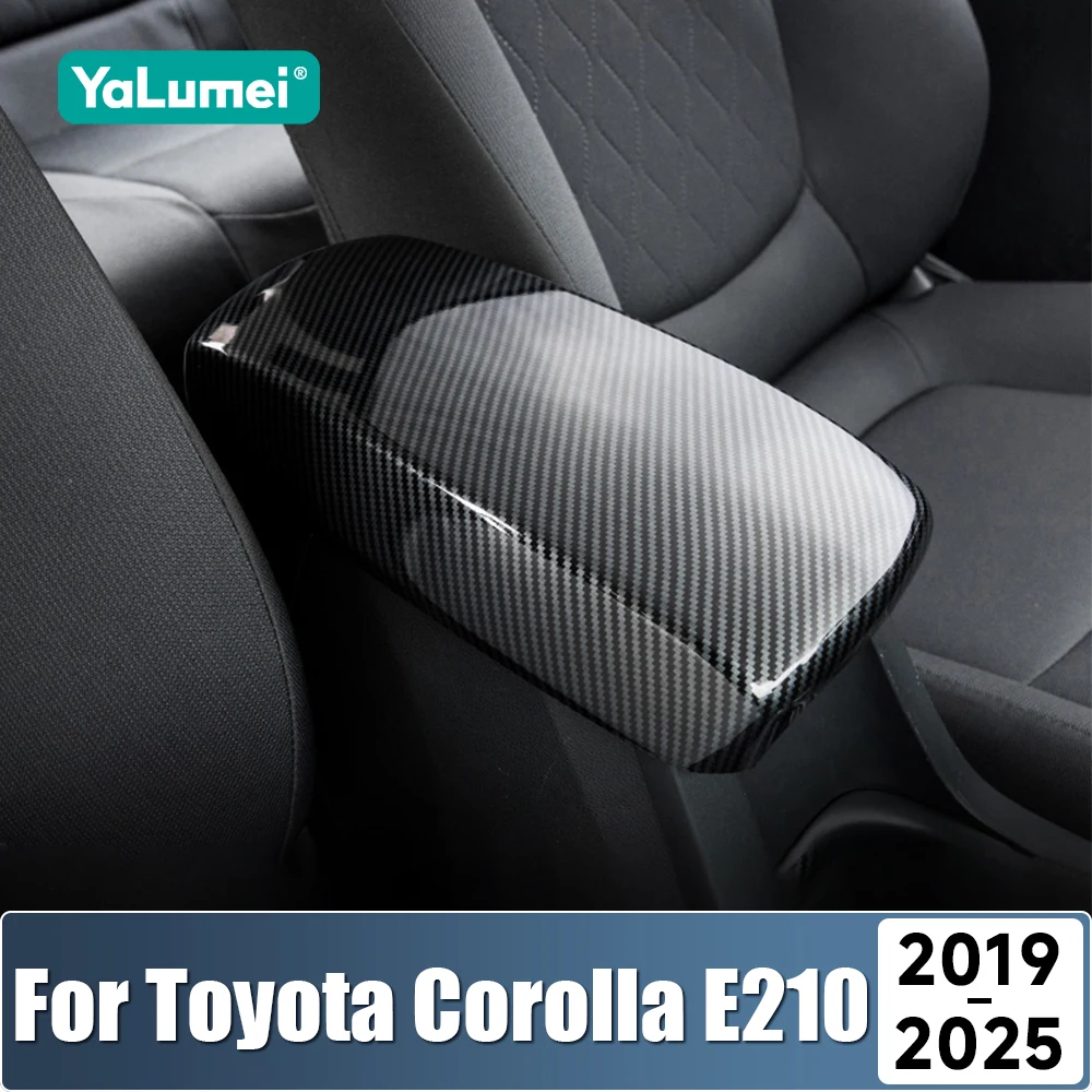 

For Toyota Corolla E210 2019 2020 2021 2022 2023 2024 2025 Hybrid ABS Car Center Console Armrest Box Protect Cover Accessories