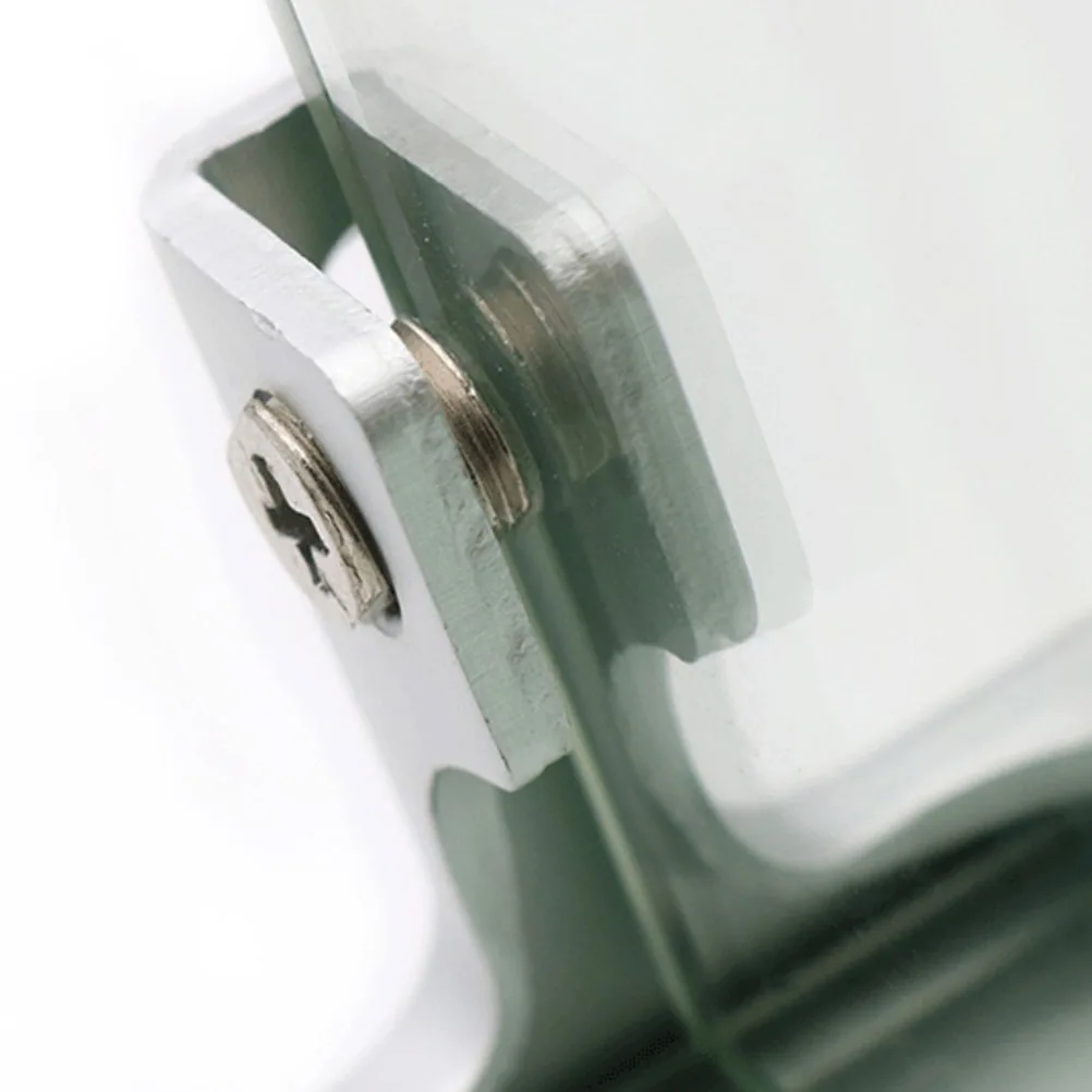 

T Type Glass Fixation Clamp Aluminum Alloy for 6 10Mm Glass Strong Load Bearing Simple Design Home Office Fish Tank Display