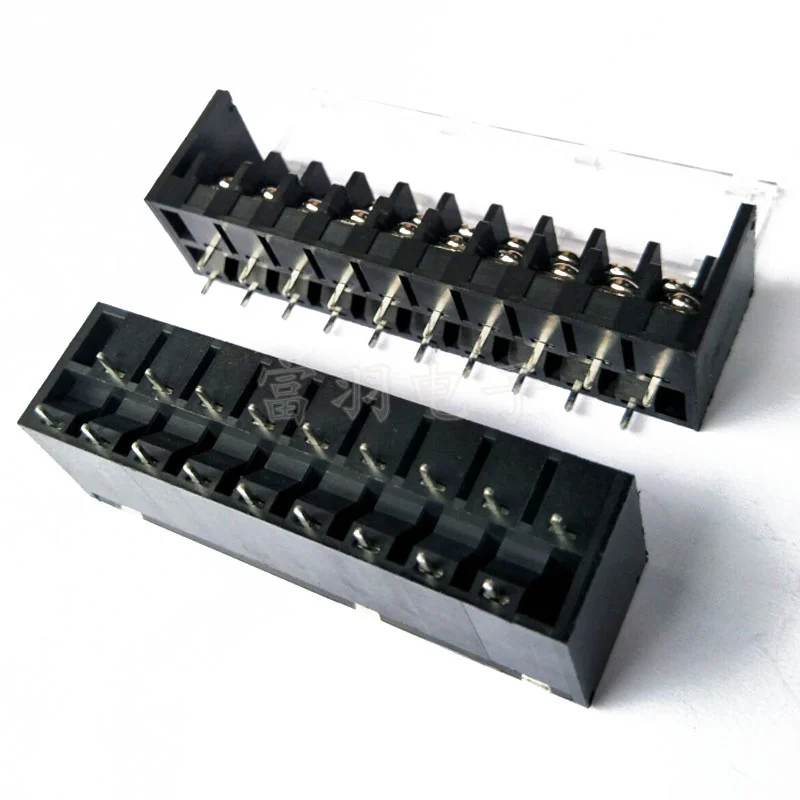 5Pcs PCB Fence Terminal 2KDS-7.62HL2 * 10P16P20P High And Low Dislocation 7.62mm2 * 8P/10 for Electronic Components Market