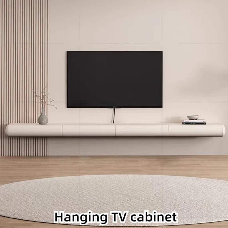 

Wall-mounted White TV Cabine Hanging Luxury Aesthetic Multifunction Monitor Stand Tv Table Bedroom Mesa Para Tv Home Furniture