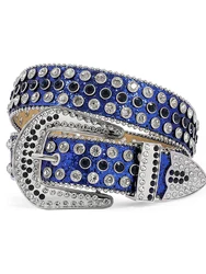 Full diamond belt, fashionable and versatile decoration, personalized diamond inlaid water diamond crystal sparkling belt,