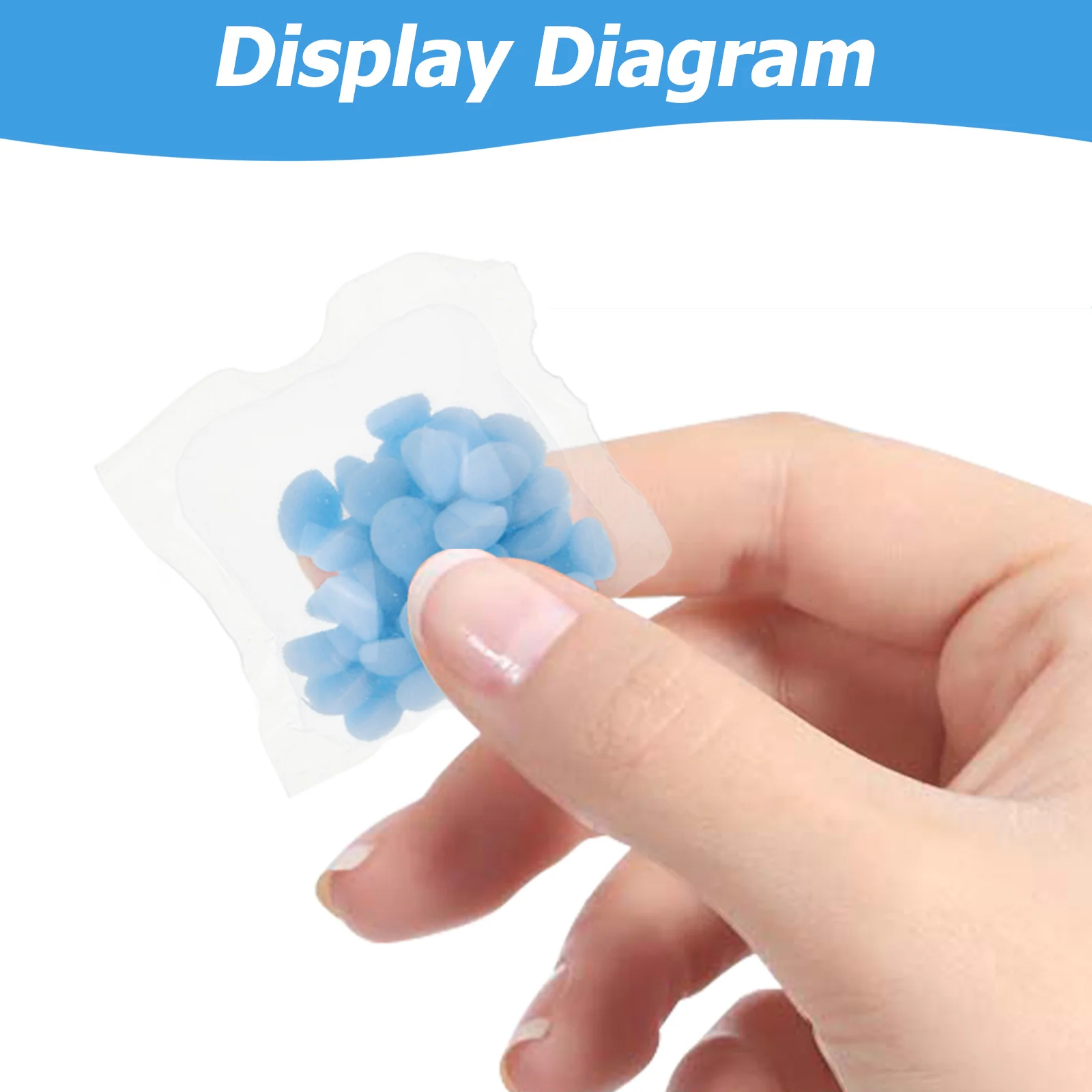 

50Pcs Laundry Scent Beads Deep Cleaning Color Protection Quick Dissolution Fragrance Booster Safe Soft Static Free