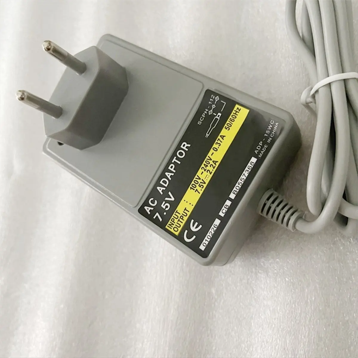(MEOF] Game Console Adapter Charger AC Power Adapter Auto-Voltage for PS1 PSOne Slim EU Plug