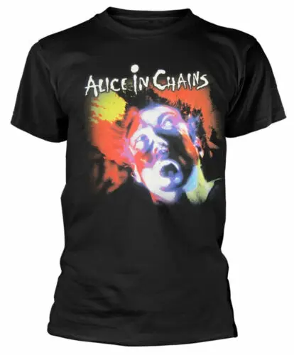 

Official Alice In Chains T Shirt Facelift Album Cover Black Mens Metal Rock New