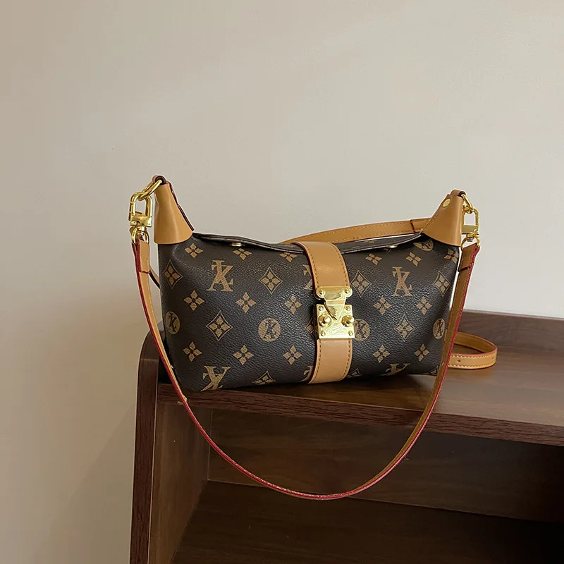 

Новинка: Мини-сумка через плечо в корейском стиле, кошелек для монет с буквенным принтом, сумка-багет, модная сумка высокого класса