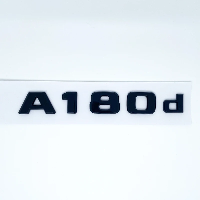 رسائل ثلاثية الأبعاد A180 A200 A220 A250 A260 A180d A220d 4Matic ABS شعار لمرسيدس بنز A سيارة الجذع الخلفي لاصق الشعار