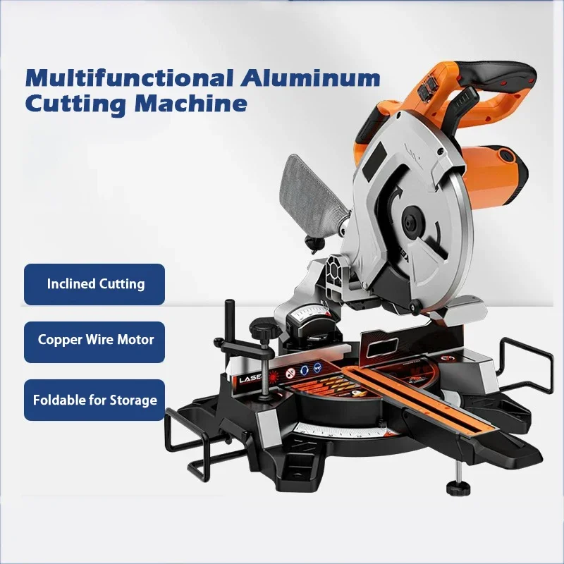0-45 Degrees Table Cutter Mini Profile Cutting Machine Electric Saw Table Saw for Cutting Metal Wood Plastic Cut-off Saw