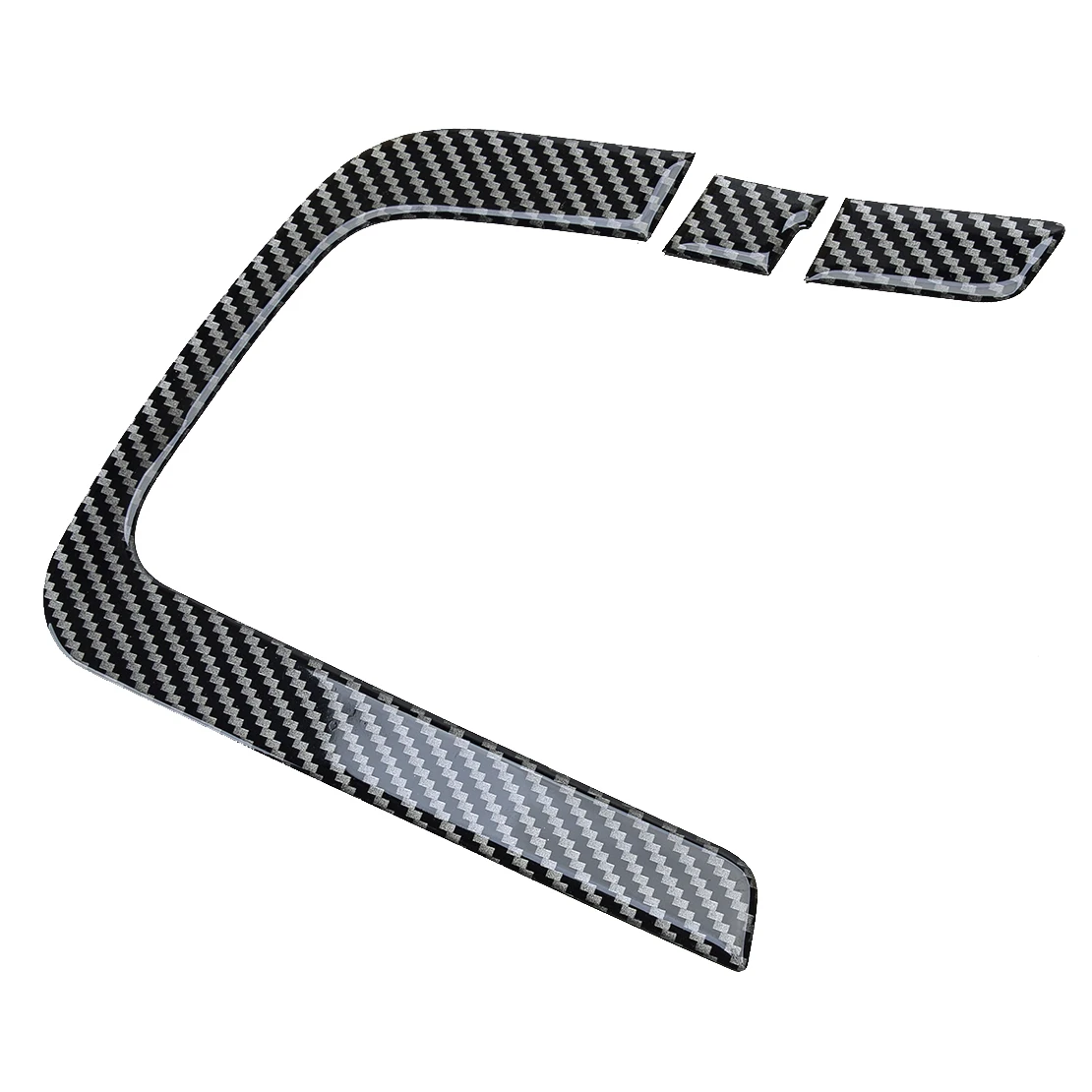 Car Center Console Gear Shift Frame Cover Trim Fit For Hyundai Elantra 2017 2018 2019 2020 Left Hand Drive Carbon Fiber Black