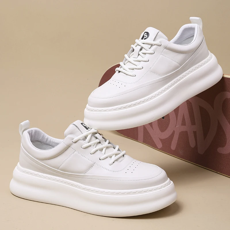 

New men's white shoes, low cut trendy, solid color, versatile and casual shoes 250223
