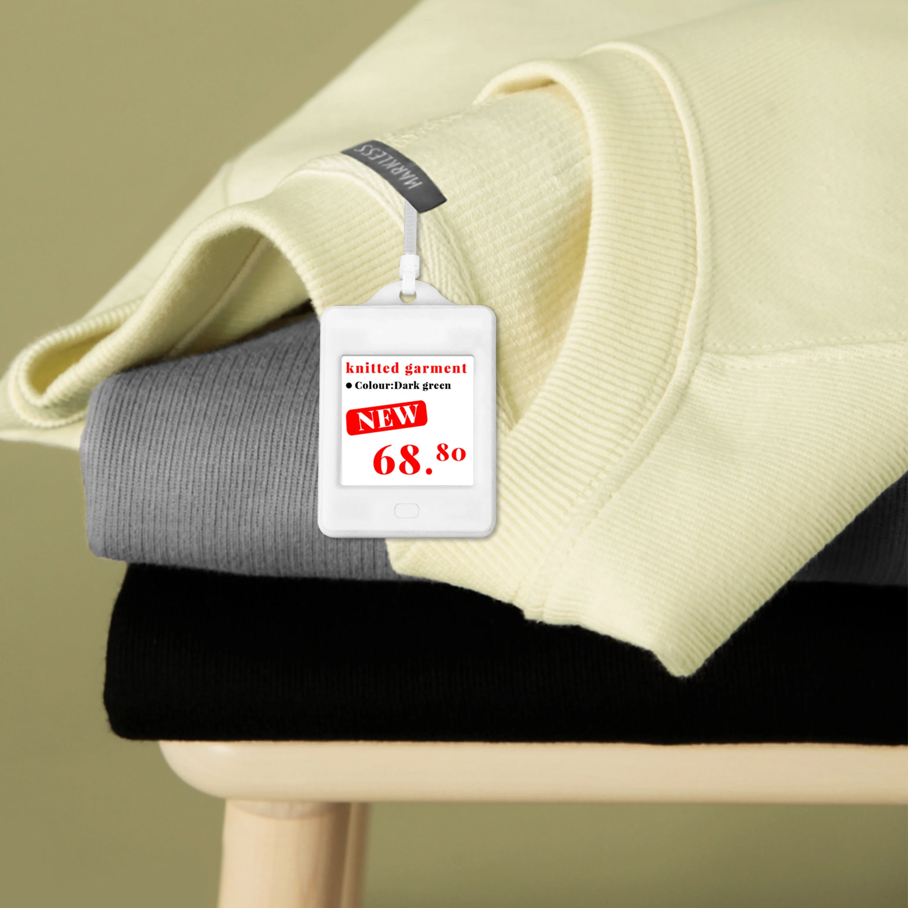 

Suny Digital Price Tag Electronic Shelf Label Epaper 1.54 Inch For Clothing Shops