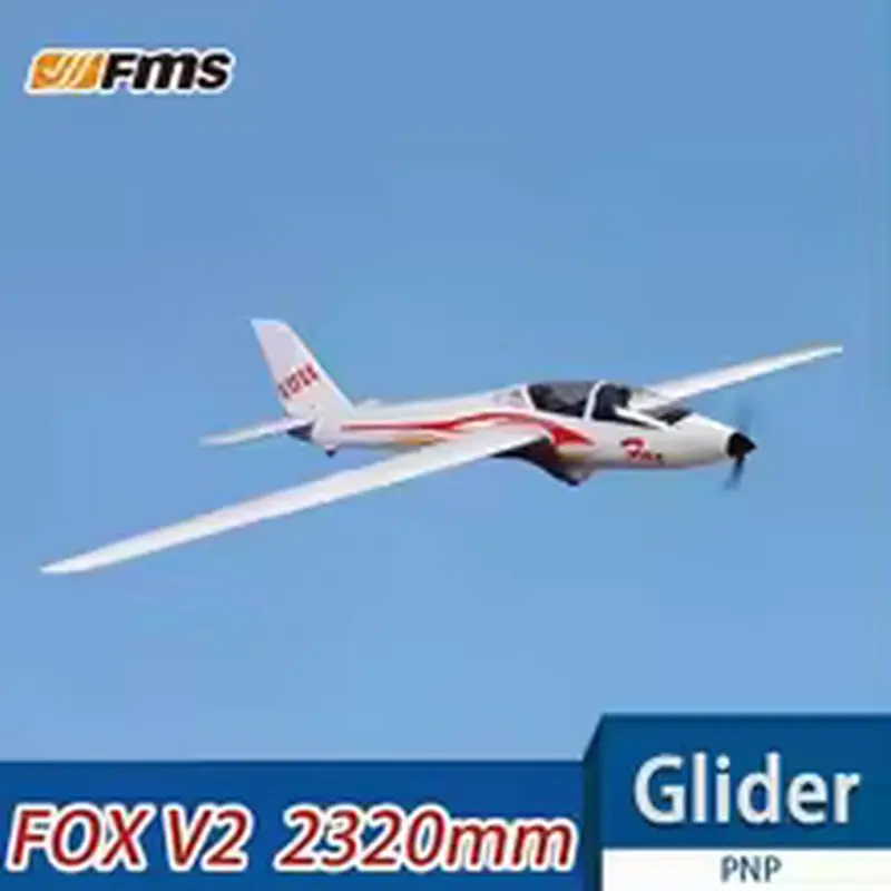 Fms 2320mm large wingspan Fox V2 remote control glider aircraft model electric remote control aircraft fixed wing foam machine