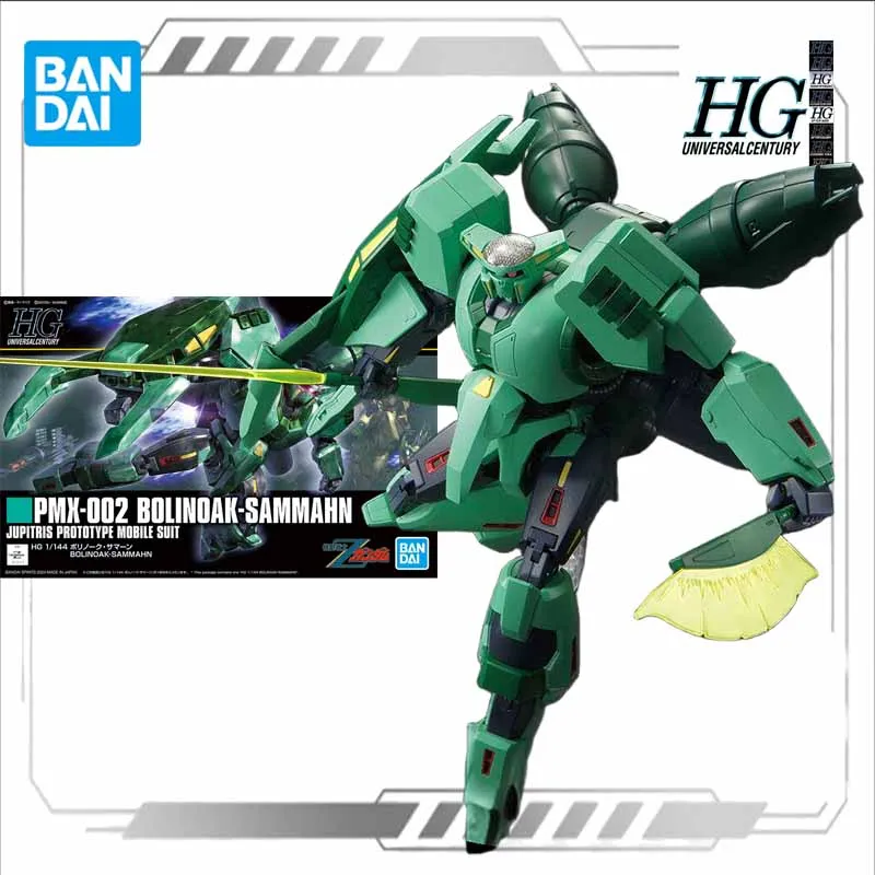 Bandai Original Model Kit HG GUNDAM BOLINOAK-SAMMAHN Anime Action Figure Assembly Model Toy for Boys Foam Box Protection