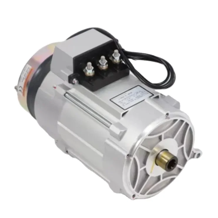 AQHT4-4101B-XL90 AC motor 48v 4kw with brake 19 tooth spline for electric golf kit 48v 5kw conversion system