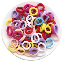 Colorful Basic  Hair Ties Scrunchie Rubber Band Ponytail Hold Fashion Hair Accessories For Girls 5