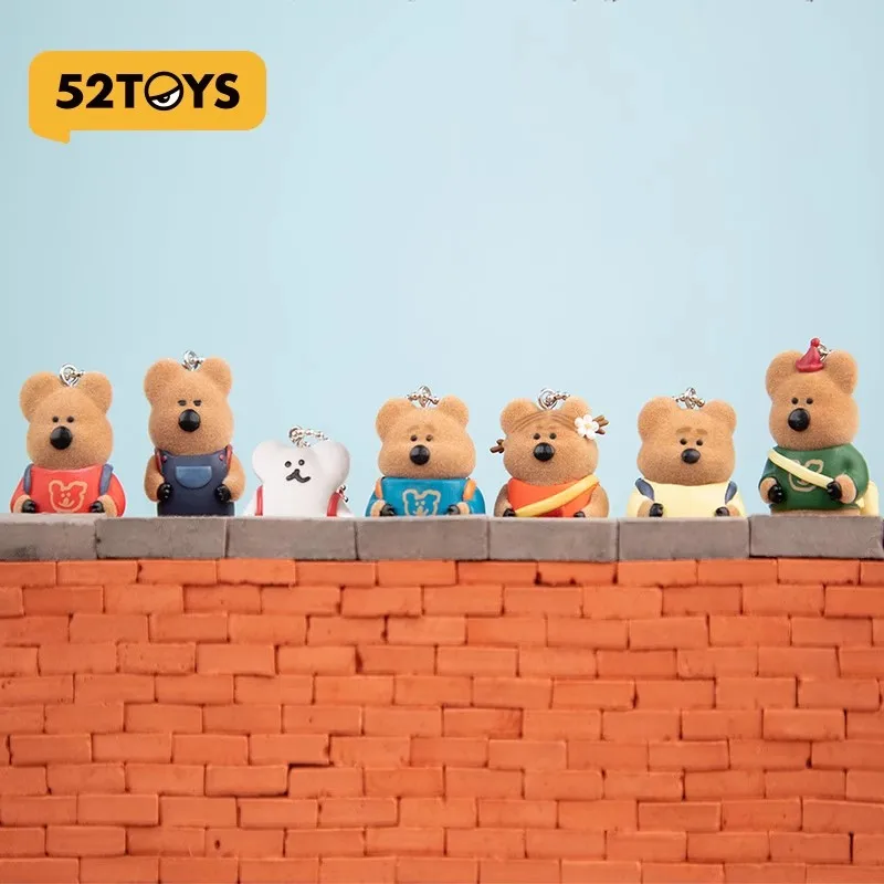 52 brinquedos daimeng mini série caixa cega figura de pelúcia anime kawaii caqui pimenta bearg caixa cega brinquedos pingente brinquedo presentes aniversário