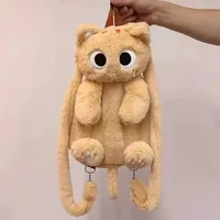 35-40cm Kawaii Big Eyes Cat Toy Plush Backpack Cute Large-capacity Stuffed Animals Bags Boys Girls Women Soft Toy Backpack Gifts 6