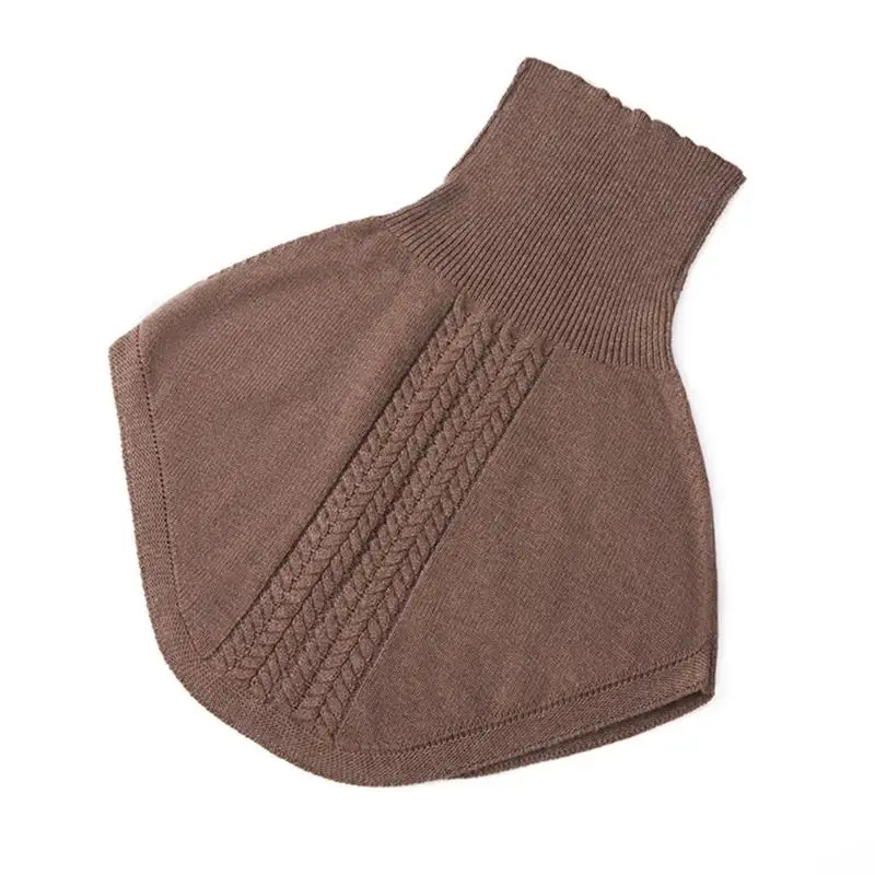 

39BD Быстрый износ Зимний шарф Пуловер Шаль с высоким воротником для поездок на работу в тепле