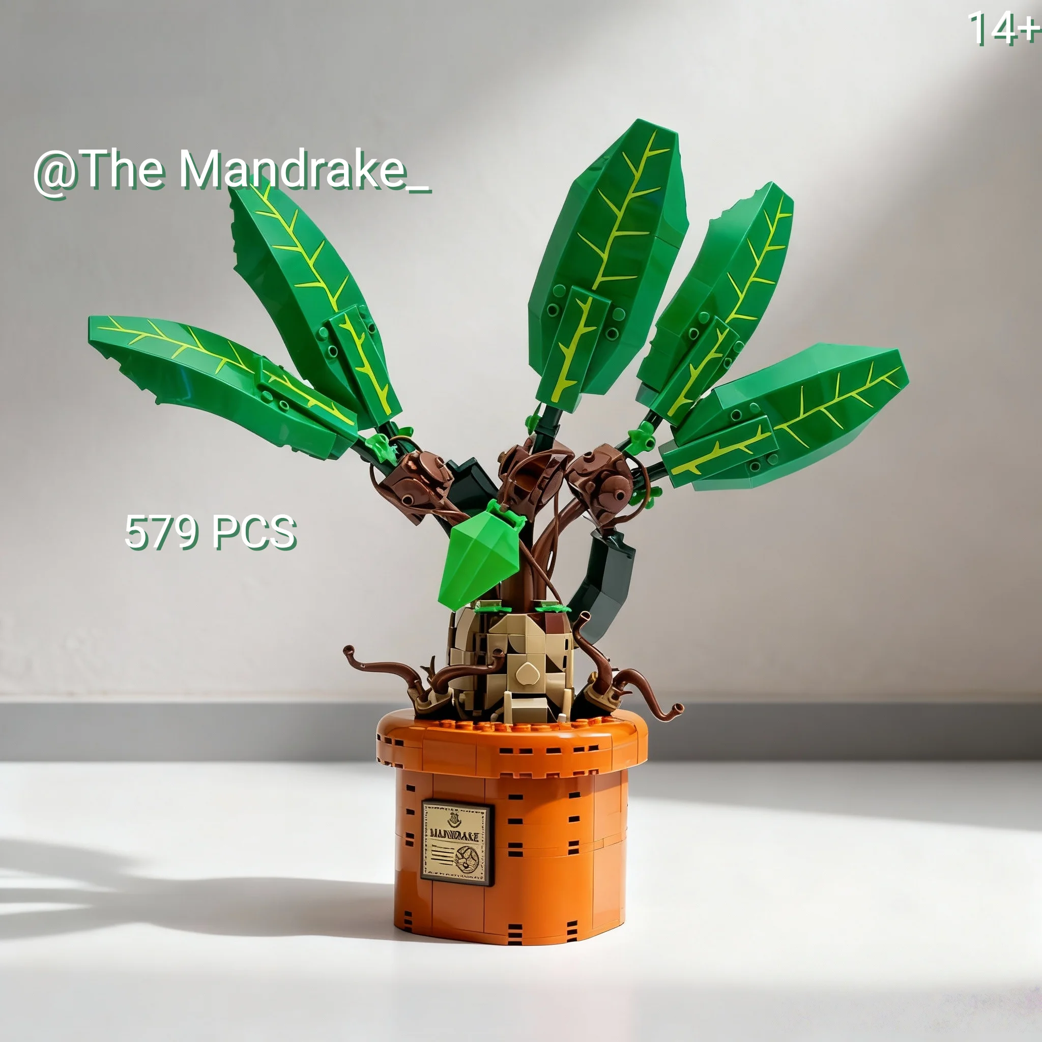 

Новинка 2024 года, 76433, волшебные биологические инновационные строительные блоки для растений в стиле мандра, модель кирпича, волшебная модель, подарки на Рождество и день рождения