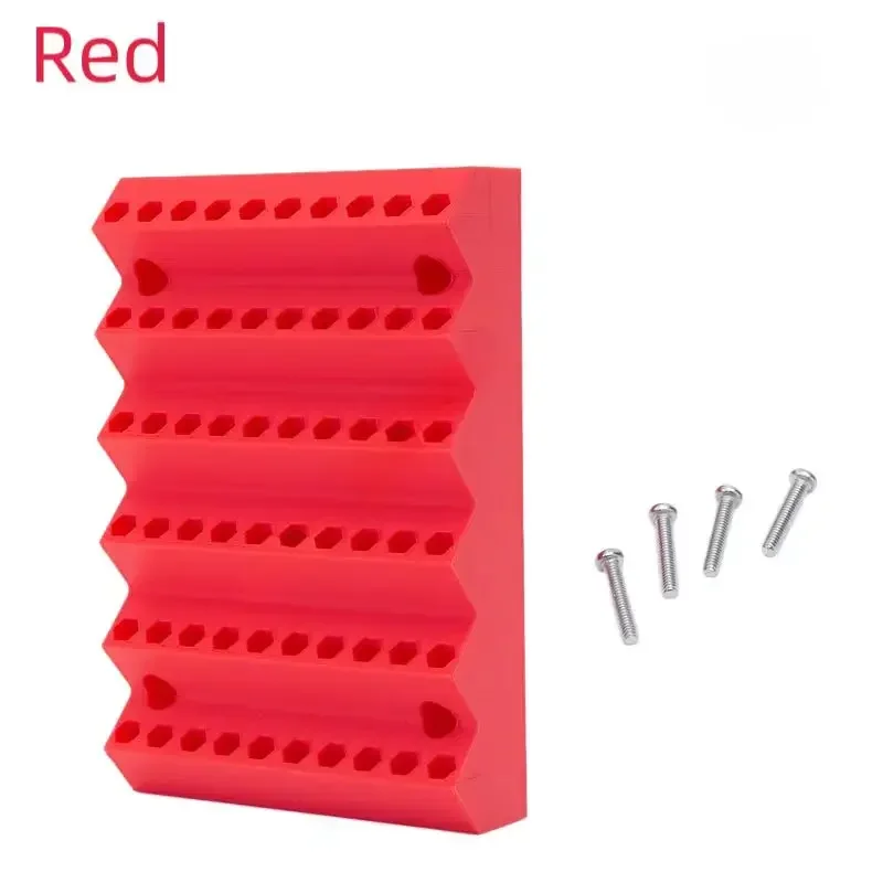 70 Hole Screwdriver Drill Holder Storage Grid Hexagonal Drill Storage Box For 1/4 Inch drive Drill Adapter