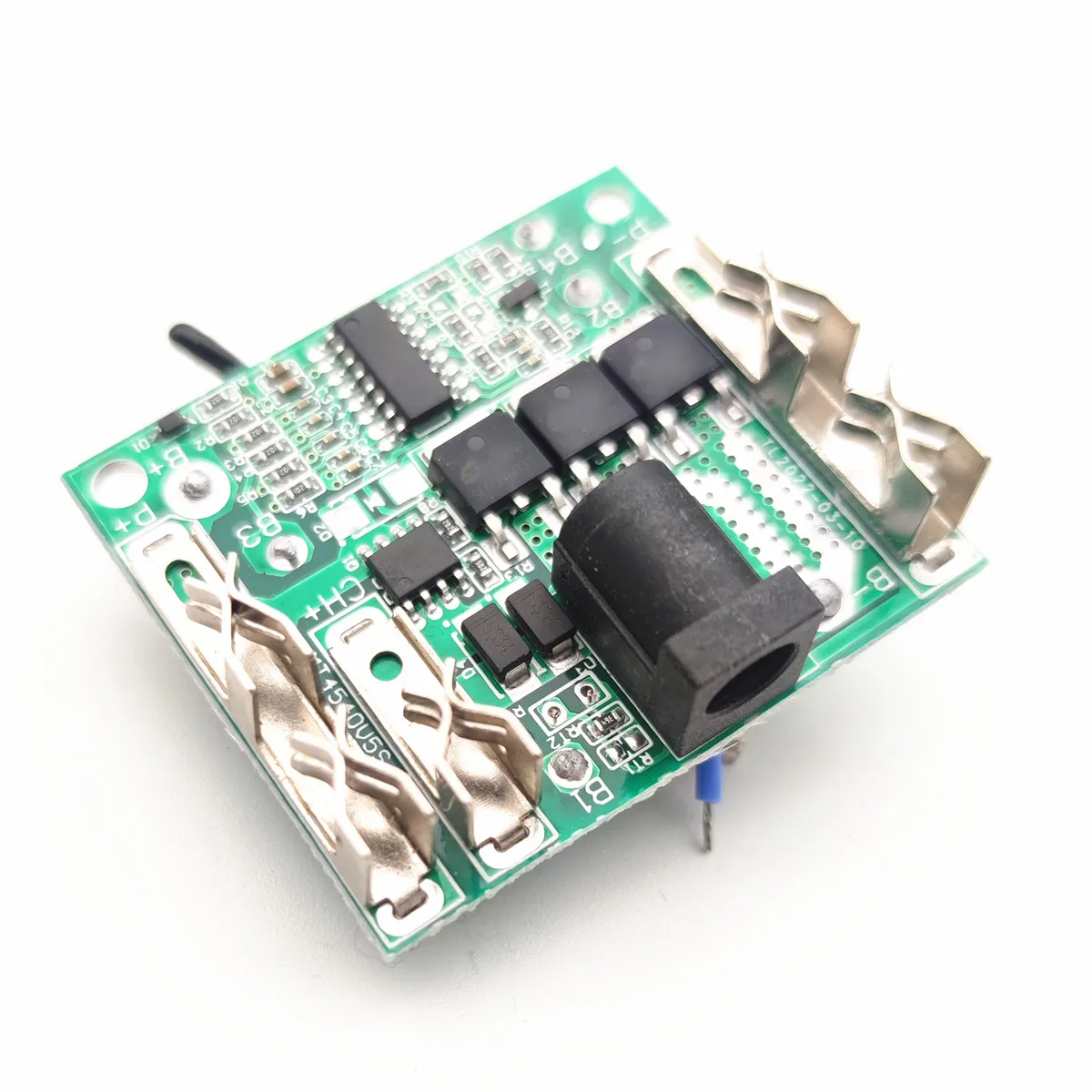 5s Bms 3mos Trapano 18V Batteria al litio 21V 18650 PCBA con spina di ricarica DC Accessori per elettroutensili manuali