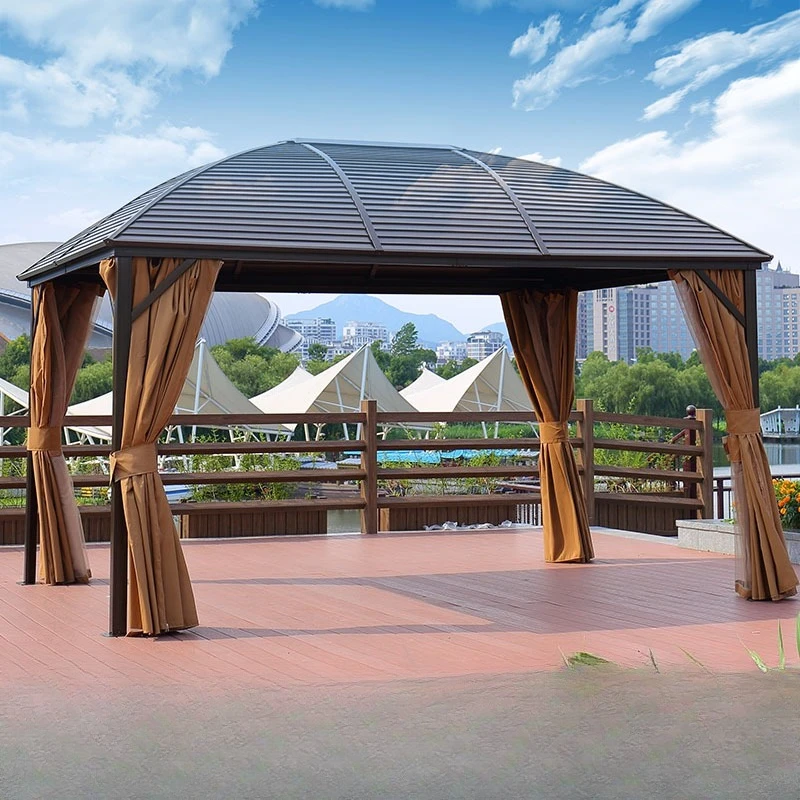 

Outdoor leisure sunshade light pavilion aluminum alloy canopy courtyard
