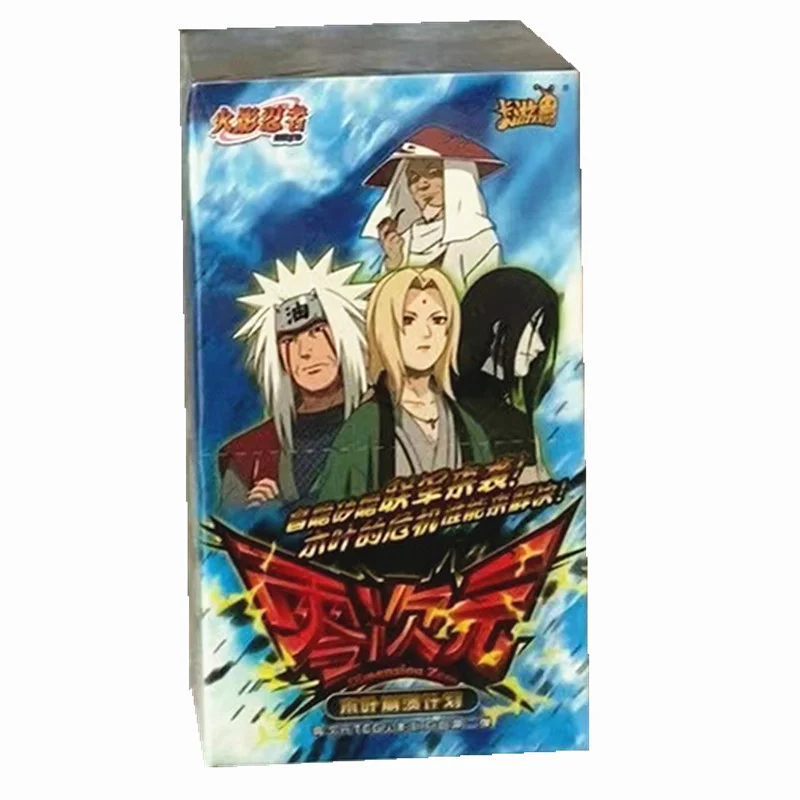 Prawdziwy kartka z Anime jednoczęściowy Naruto Marvel Legends Series Booster Box gra karciana na stół zabawka dla dzieci karta do zbierania prezentów