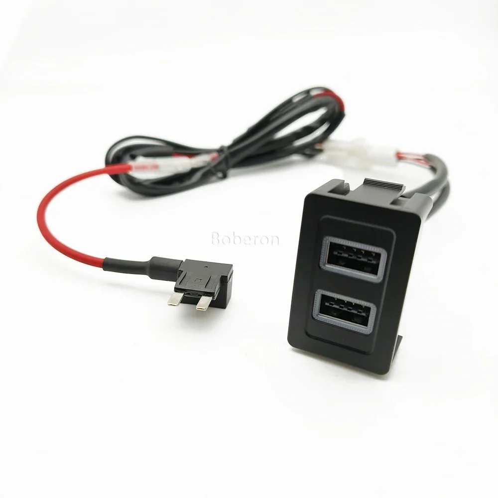 12V Car Fast Charger Double USB Interface Socket Charging Adapter for Suzuki SX4 Swift Vitara New Alto Accessories