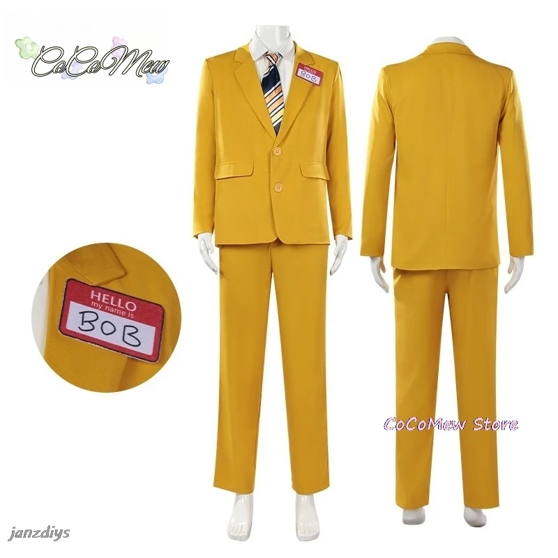 

Beetle Cosplay juicee Costume BOB Uniform Suit with Tie for Men Outfit Halloween Disguise Carnival Suit