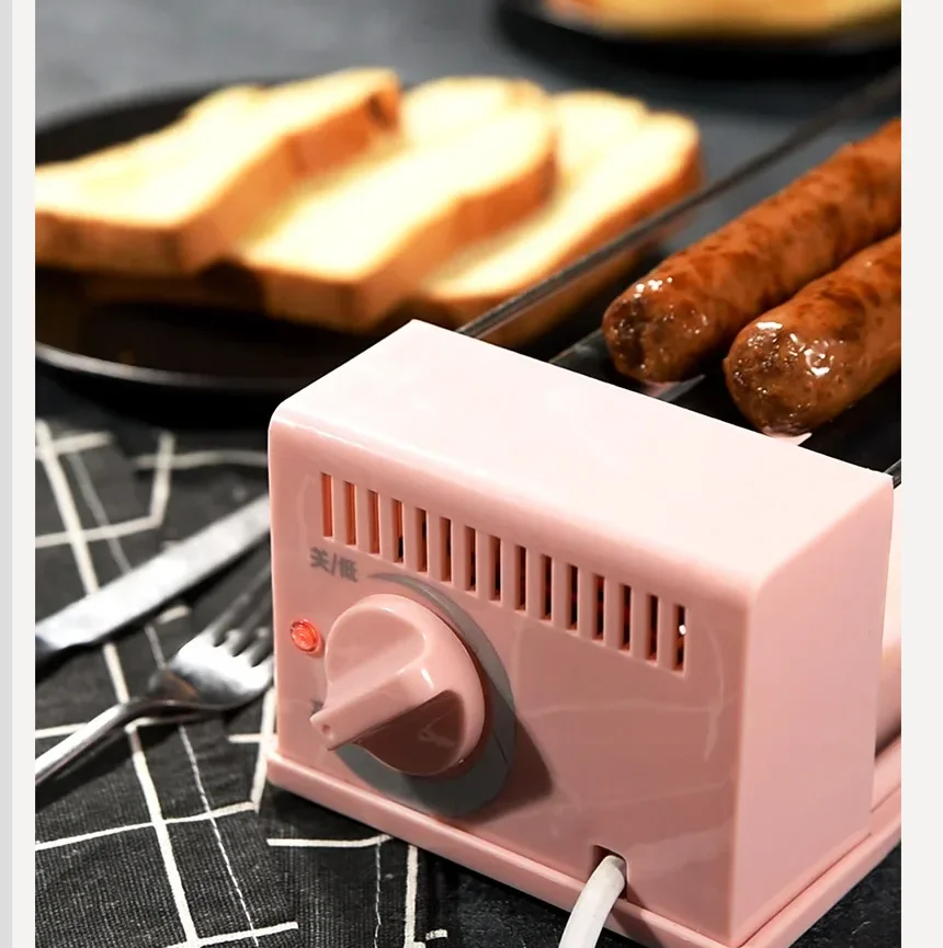 

220V BBQ Sausage Machine Desktop Home Mini Hot Dog Machine Multi functional Sausage Breakfast Machine FL
