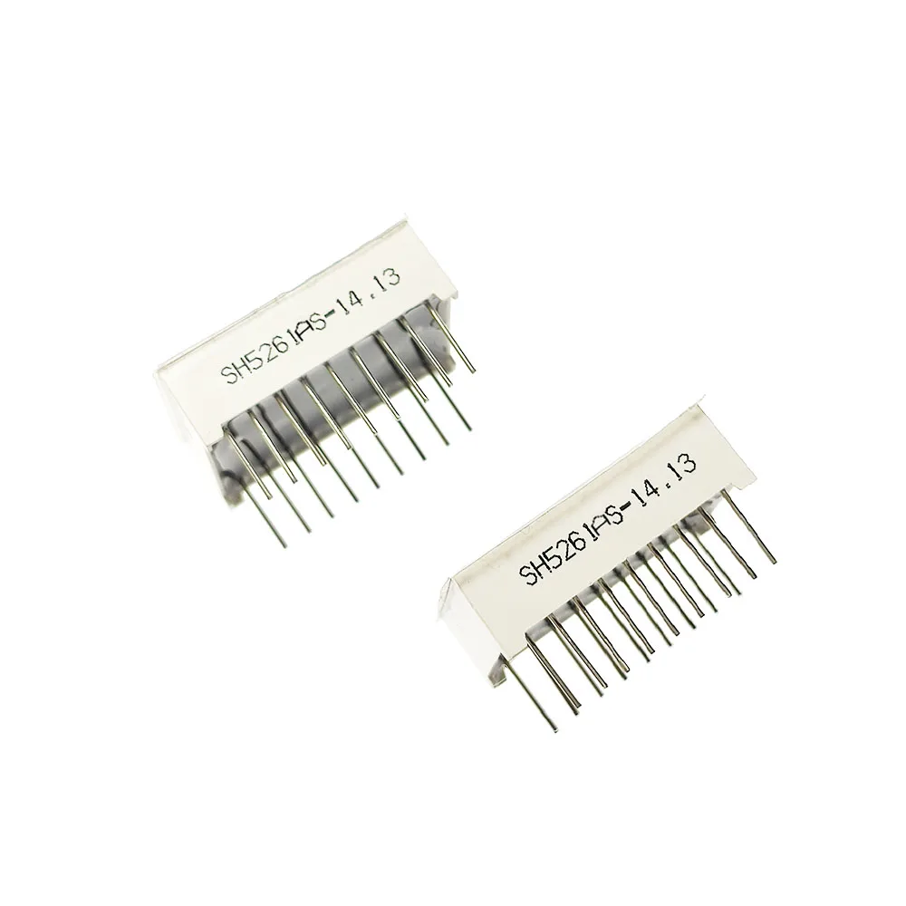 LED digital tube 0.56 inch 2-bit SH5261AS-14.13, two sets of bright red light in common shade