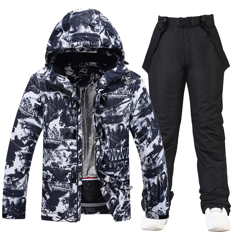 -30, Men and Women Snow Wear, Snowboarding Suit, Winter Clothes Ski, Snow Ski Jacket and Pant Sets, Snowboarding Clothing