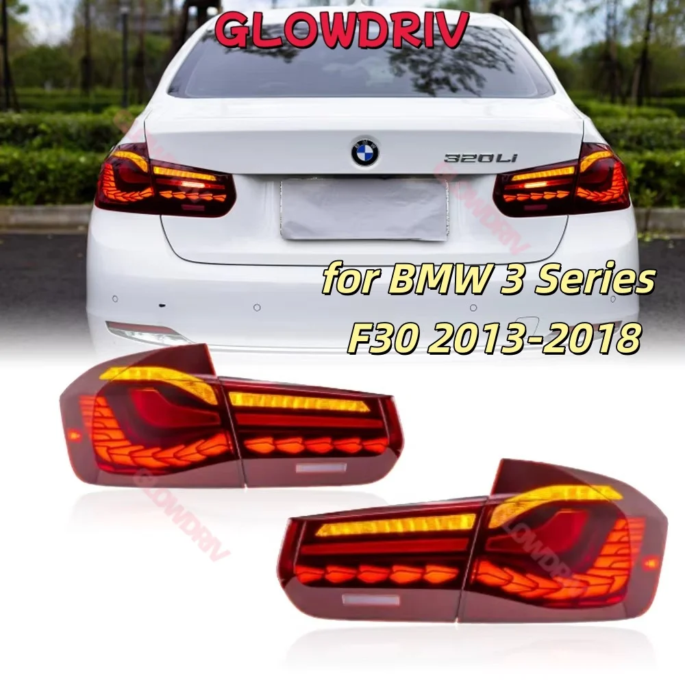 LED Taillamp for BMW 3 Series F30 F35 2013-2018 Assembly upgrade with dragon scale
