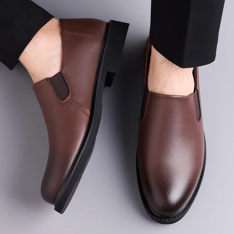 Thick Soled Office Formal Shoe - Men'S Formal Office Wear Shoes ulasan dan harga