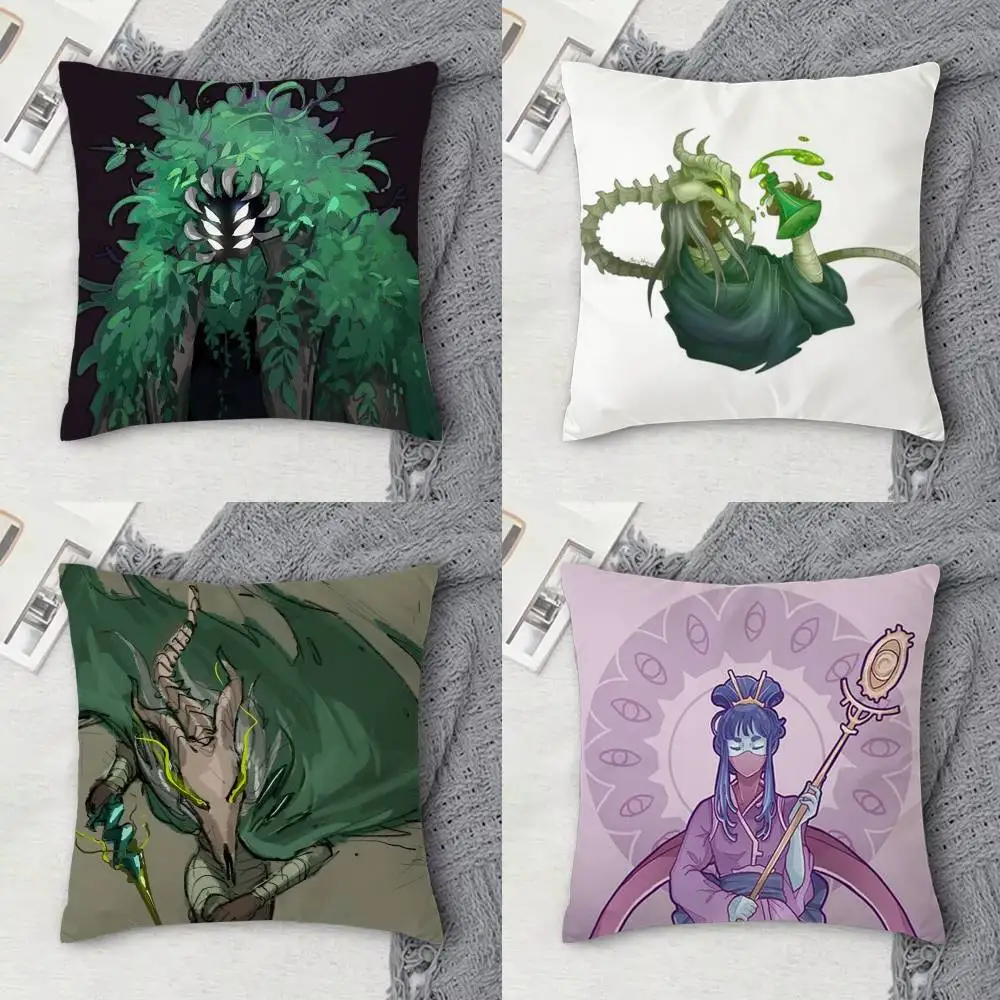 

S-Slay the Spire Double-sided Printed Square Decorative Cushion Cover for Sofa Living Room Home Decor