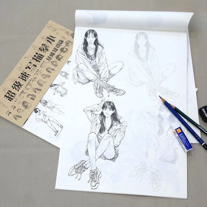 

Sketch Copying book Art student beginners Basic knowledge Strengthen and enhance Character Painting depict tracing paper