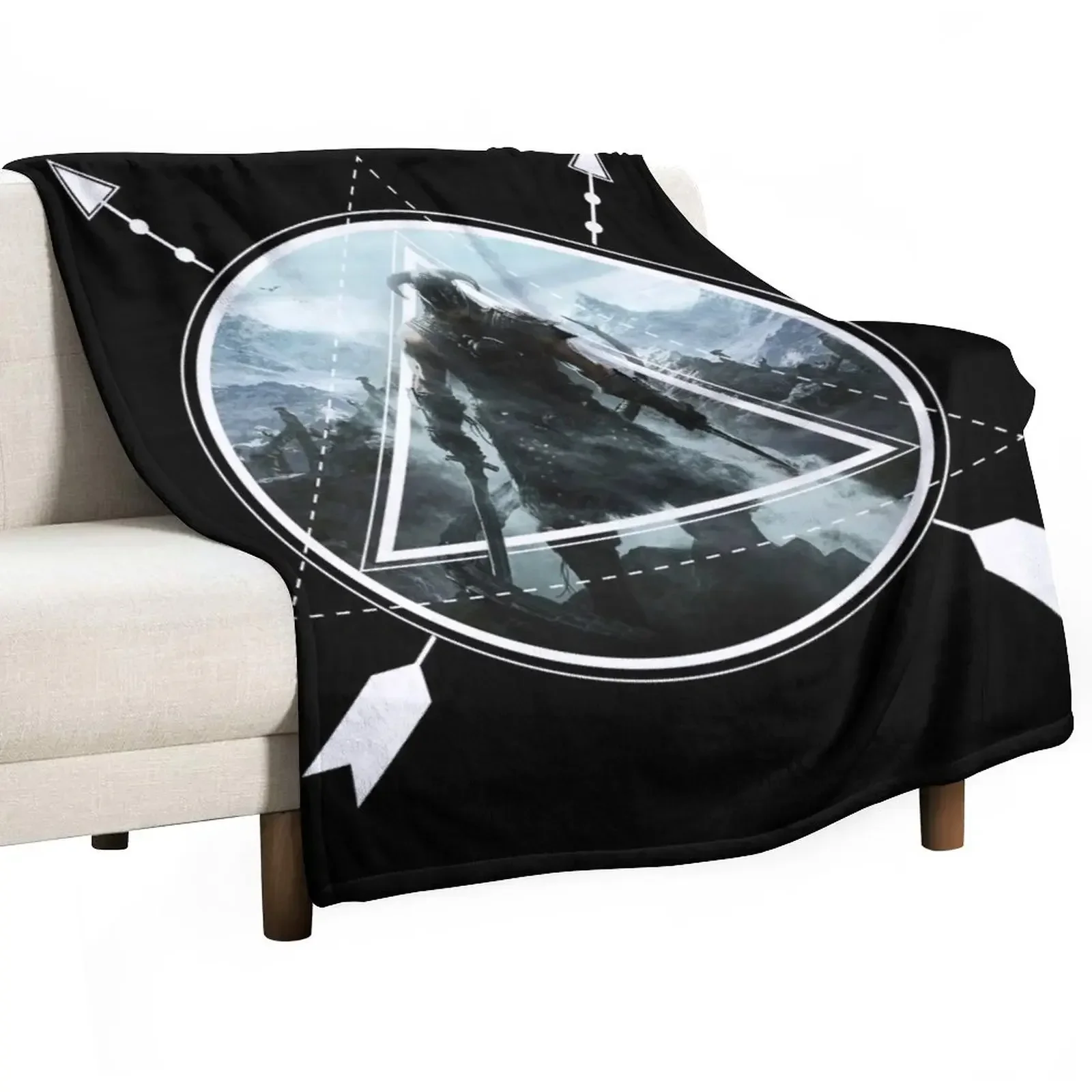 

Dragonborn Throw Blanket decorative anime bed plaid Blankets