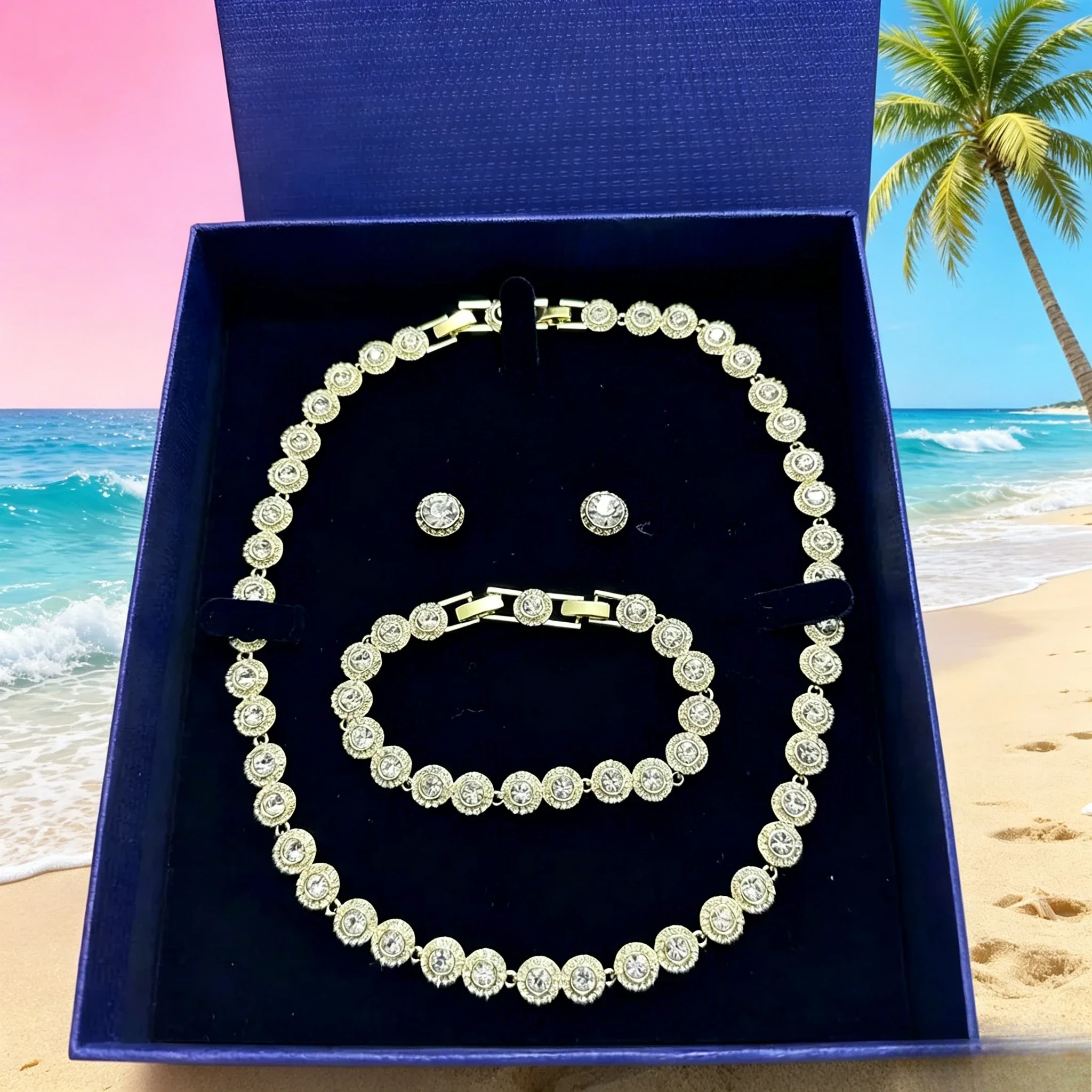 2026 New Classic Luxury Angel Set, Necklace, Bracelet, Earrings, Multi Functional and Beautiful - Valentine's Day Gift