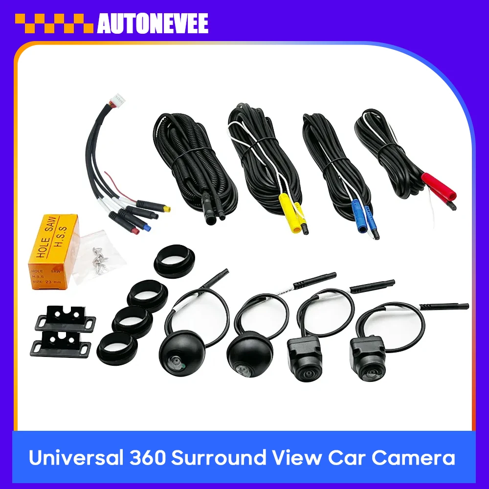 

For 360° View Car Camera Rear Front Left Right Camera Calibration Cloth for Universal 360 Car Radio Stereo Player