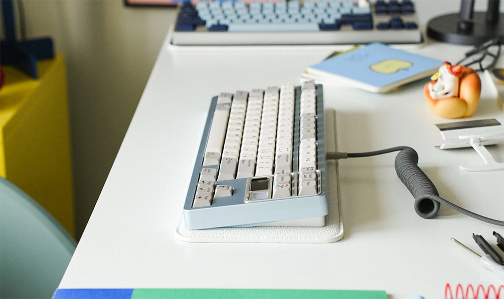 FBB HIFI لوحة المفاتيح سميكة بولي PU امتصاص الصدمات الحد من الضوضاء لوحة المفاتيح الميكانيكية حصيرة مكتبية ألعاب الكمبيوتر حصيرة مكتبية وسادة مكتب الكمبيوتر #6