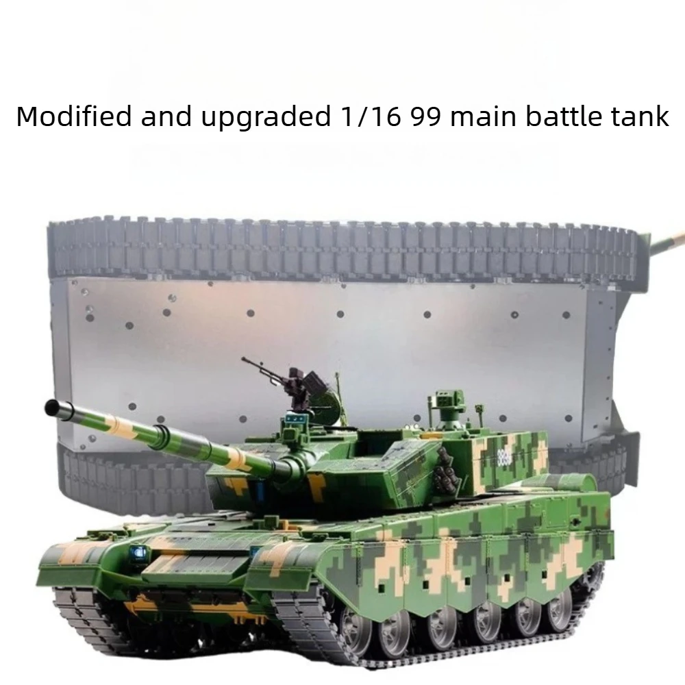 3899-2 99A 1/16 Remote Control Tank Professional Metal Chassis Tracked Multi-functional Tank  Electric Simulation Model Toy Tank