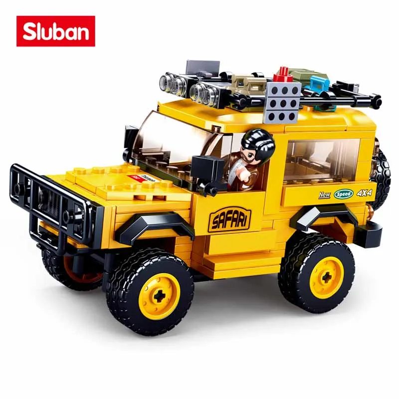 

Sluban Building Block Toys Model Bricks Truck B0815/B0816 ORV OFF-Road Jeep 253-288PCS Compatbile With Leading Brands