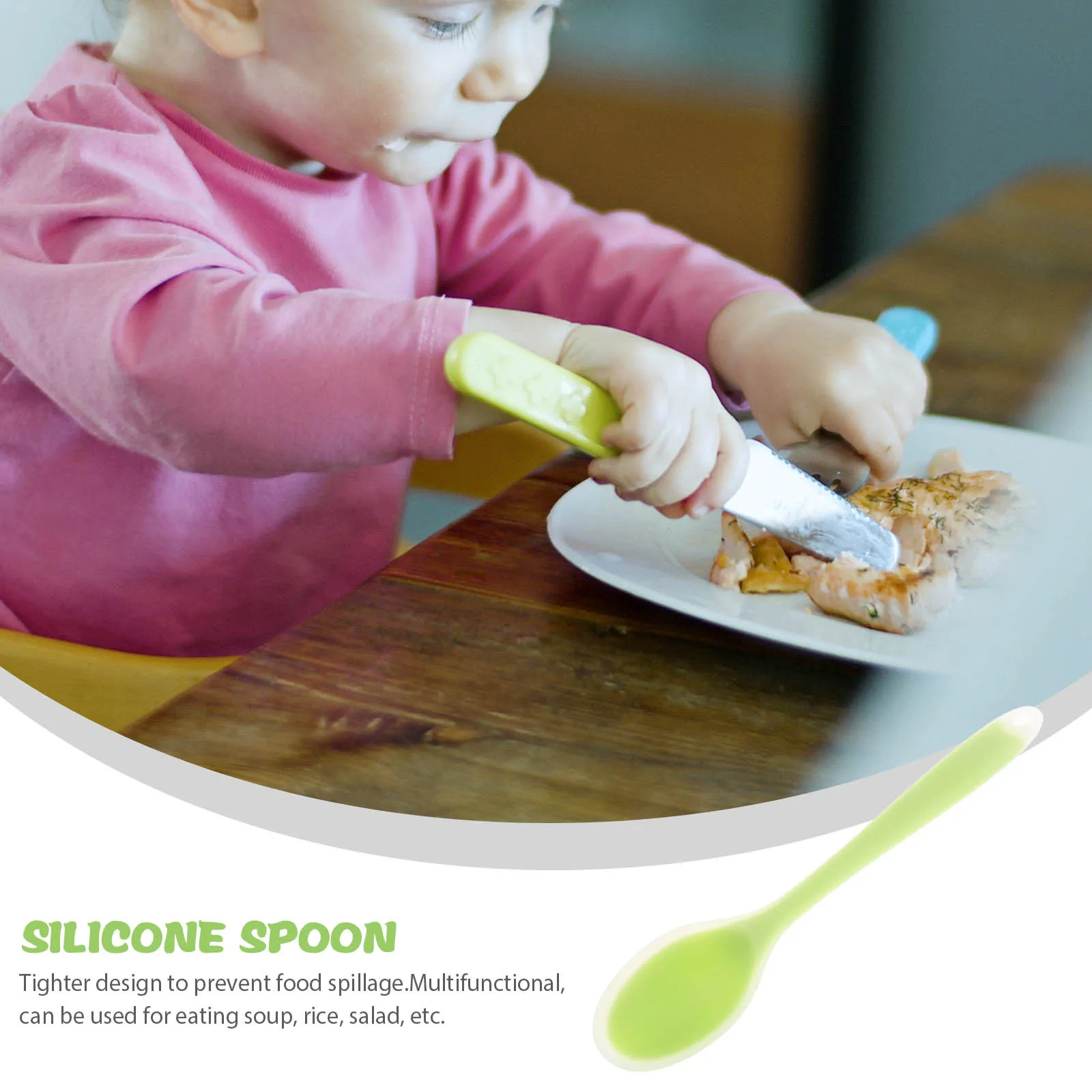 الرضع ملعقة سيليكون صغيرة الحجم لينة الطفل ملعقة للتغذية لحديثي الولادة الغذاء الفاكهة كونجي الأرز لصق كشط التدريب