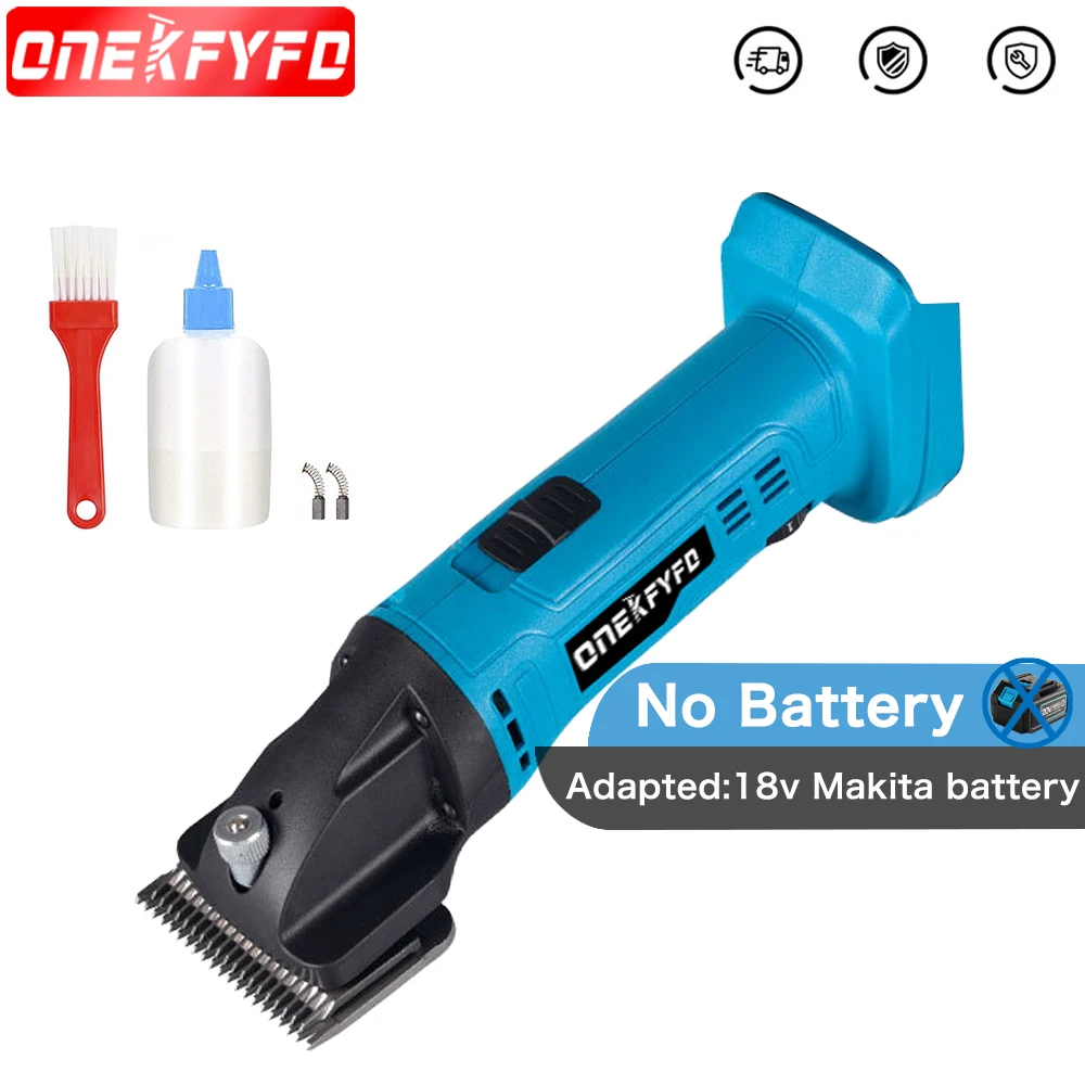 

6 Speed Electric Horse Clippers 200w Animal Grooming Pony Horse Pig Cow Farm Livestock Shaving for Makita 18V Battery