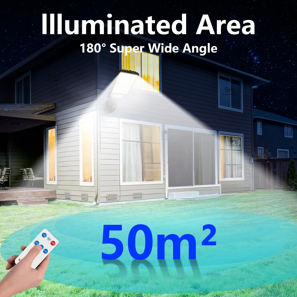 9900000LM Solar Light 1008LED Outdoor Solar Lamp Motion Sensor Street Light Waterproof Wall Light Garden Outdoor Christmas Decor